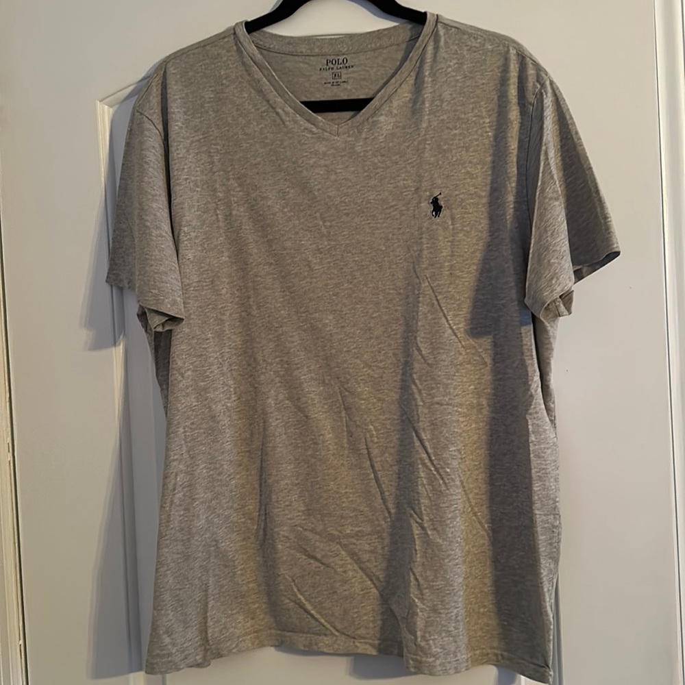 Polo Ralph Lauren | Gray V Neck Tee
